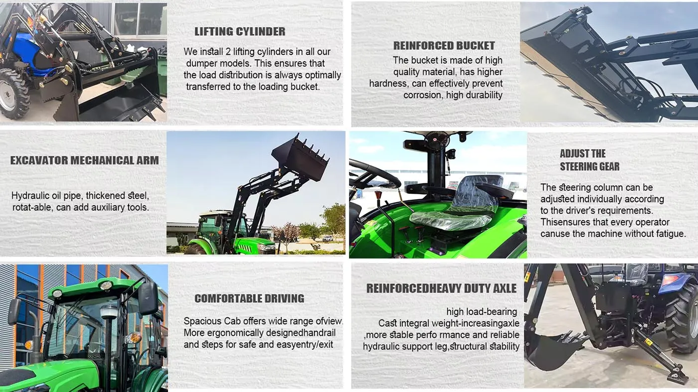 Tractor With Front Loader and Backhoe Tractor With Front Loader and Backhoe